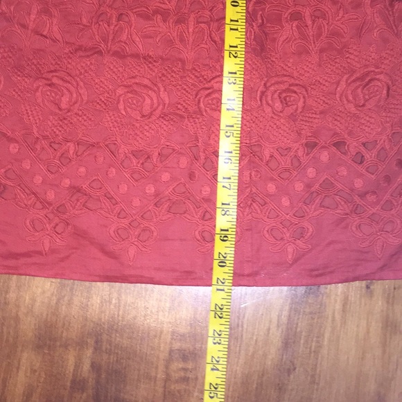 Anthropologie Orange skirt - Picture 7 of 8